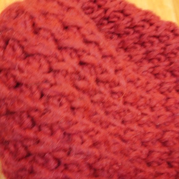 Cappellificio Fiorentino Cranberry Red Knitted Hat‎ OSFA - Picture 3 of 4
